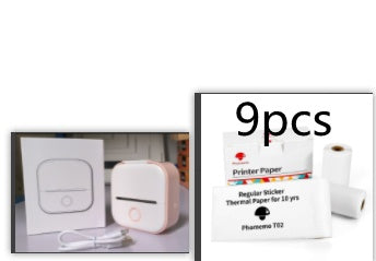 Portable Mini Thermal Label Printer Home Photo Printer Student Wrong Question Printer Bluetooth-compatible Mini Label Printer Price Tag by Trends Vault