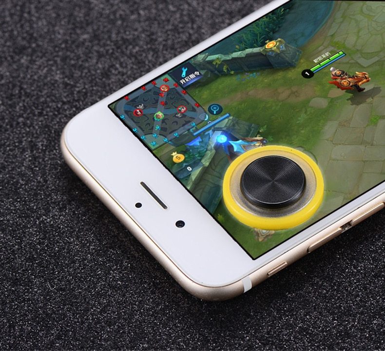 Q8 Ultra Thin Mobile Game Joystick Rocker Silicone Sucker