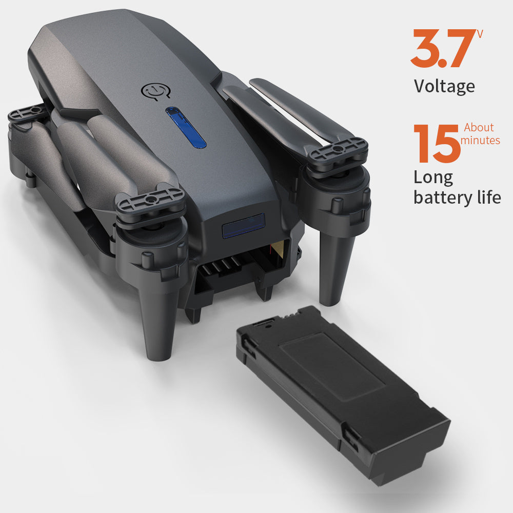 E88 Dual Camera Drone, WiFi FPV Double Folding RC Quadcopter Altitude Hold, Remote Control Toy For Beginners, Ideal Men's Gift For Outdoor Fun, Great For Christmas, Halloween, And Thanksgiving by Trends Vault