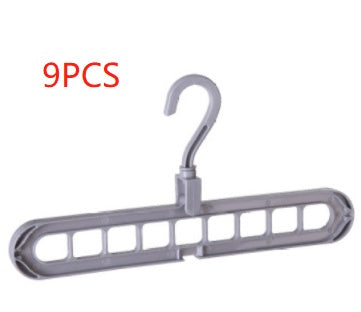 9-hole Clothes Hanger Organizer Space Saving Hanger by Trends Vault