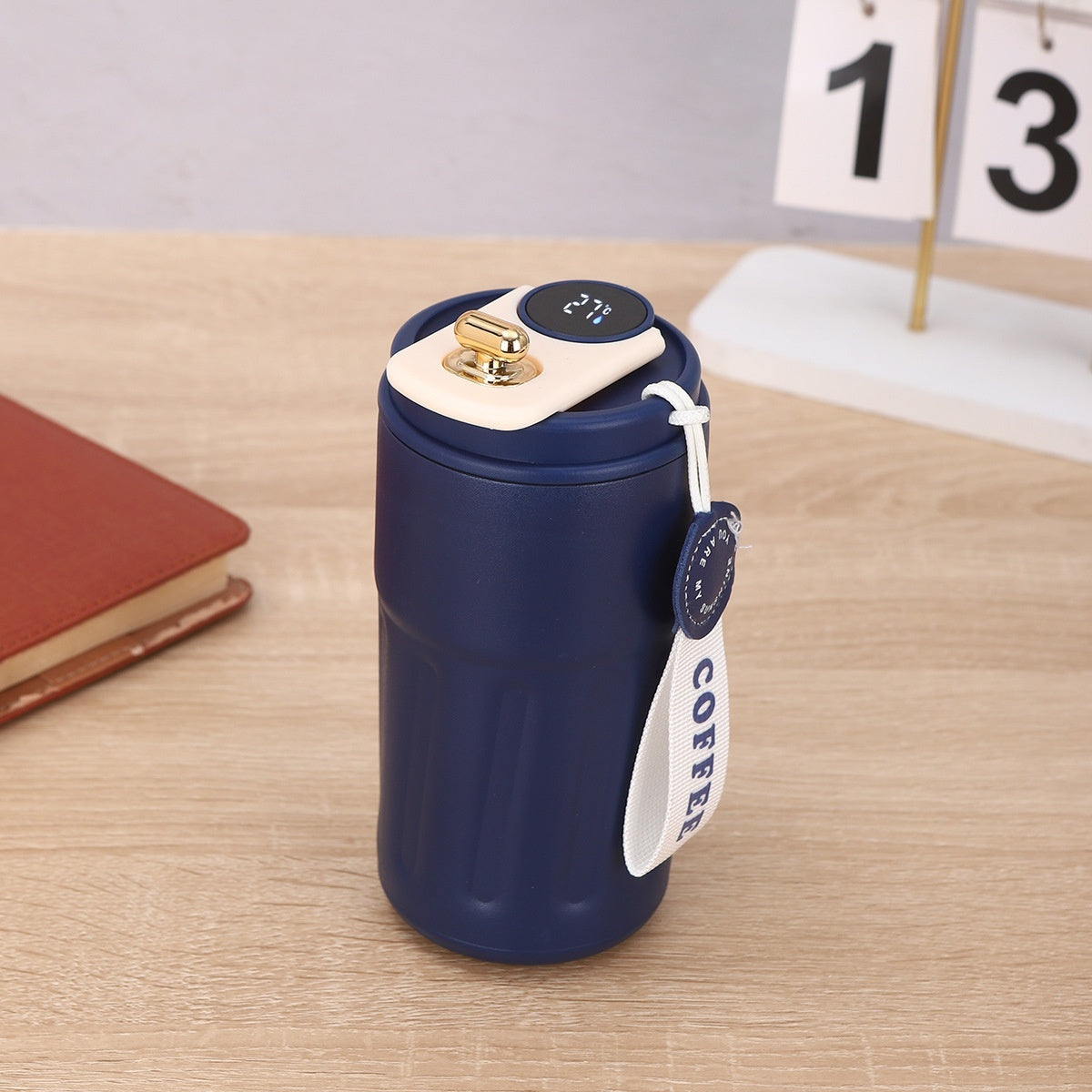 Smart Digital Thermal Bottle Coffee Mug 450ml Vacuum Flask