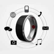 Smart Ring Wearable Device Multifunctional Black High-tech by Trends Vault