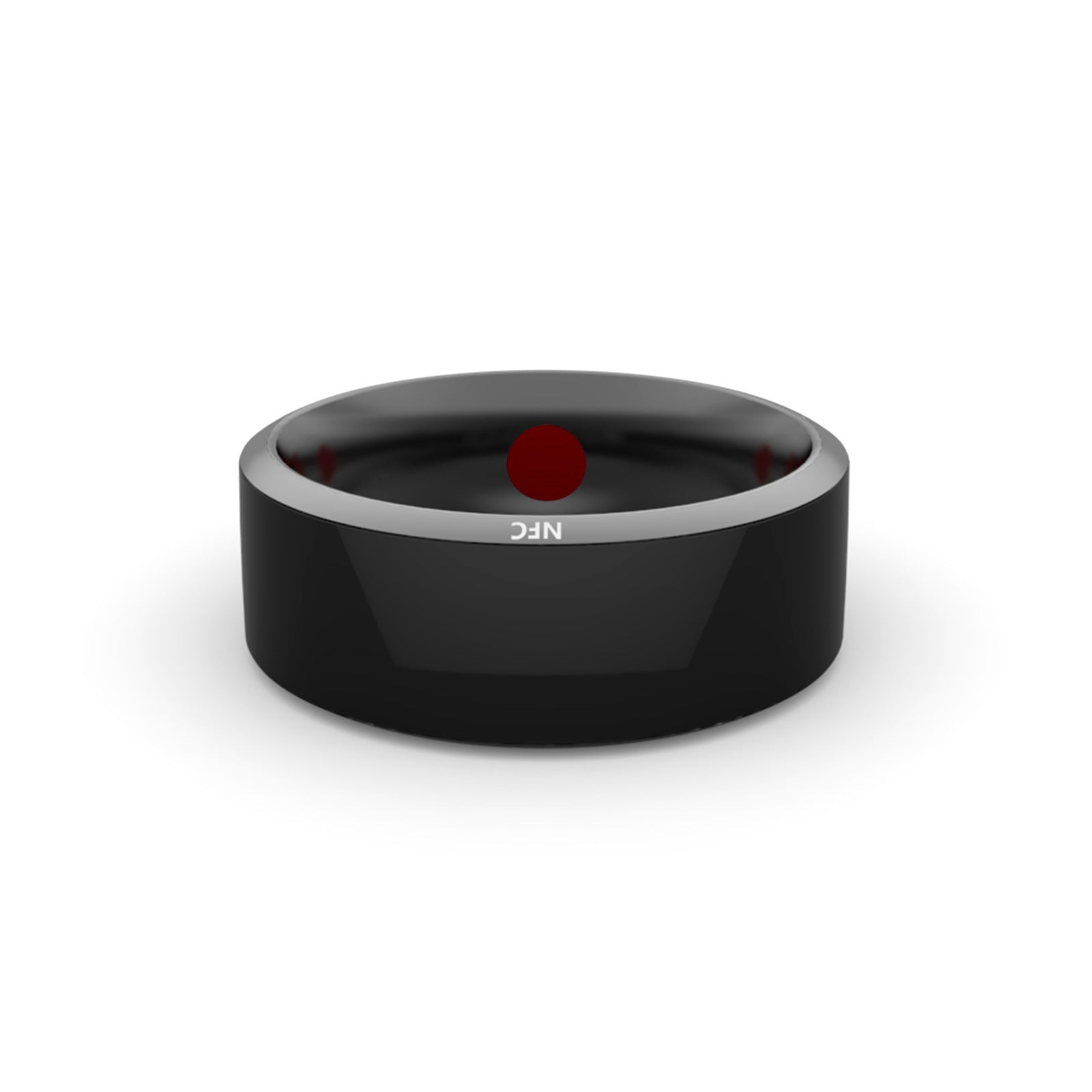 Smart Ring Wearable Device Multifunctional Black High-tech by Trends Vault
