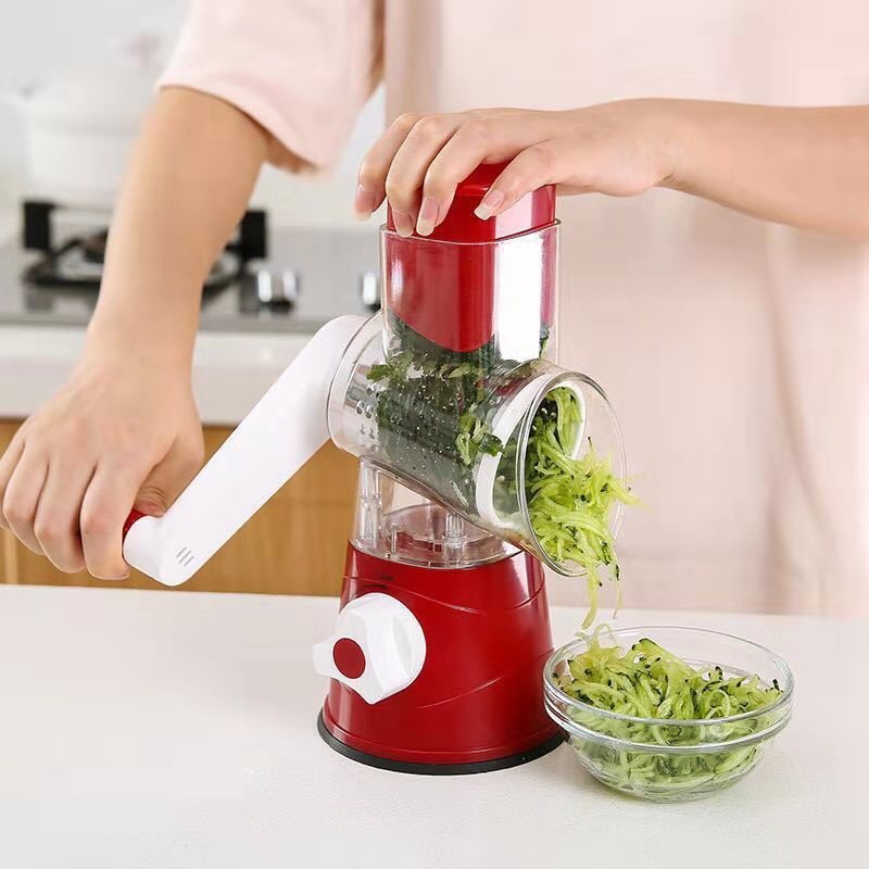 Kitchen Roller Vegetable Slicer Vertical Vegetable Cutter Rotary Grater Slicer For Fruit Vegetables And Nuts by Trends Vault