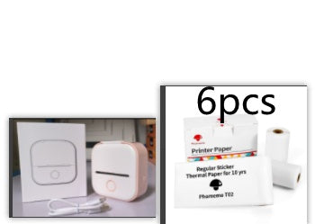 Portable Mini Thermal Label Printer Home Photo Printer Student Wrong Question Printer Bluetooth-compatible Mini Label Printer Price Tag by Trends Vault