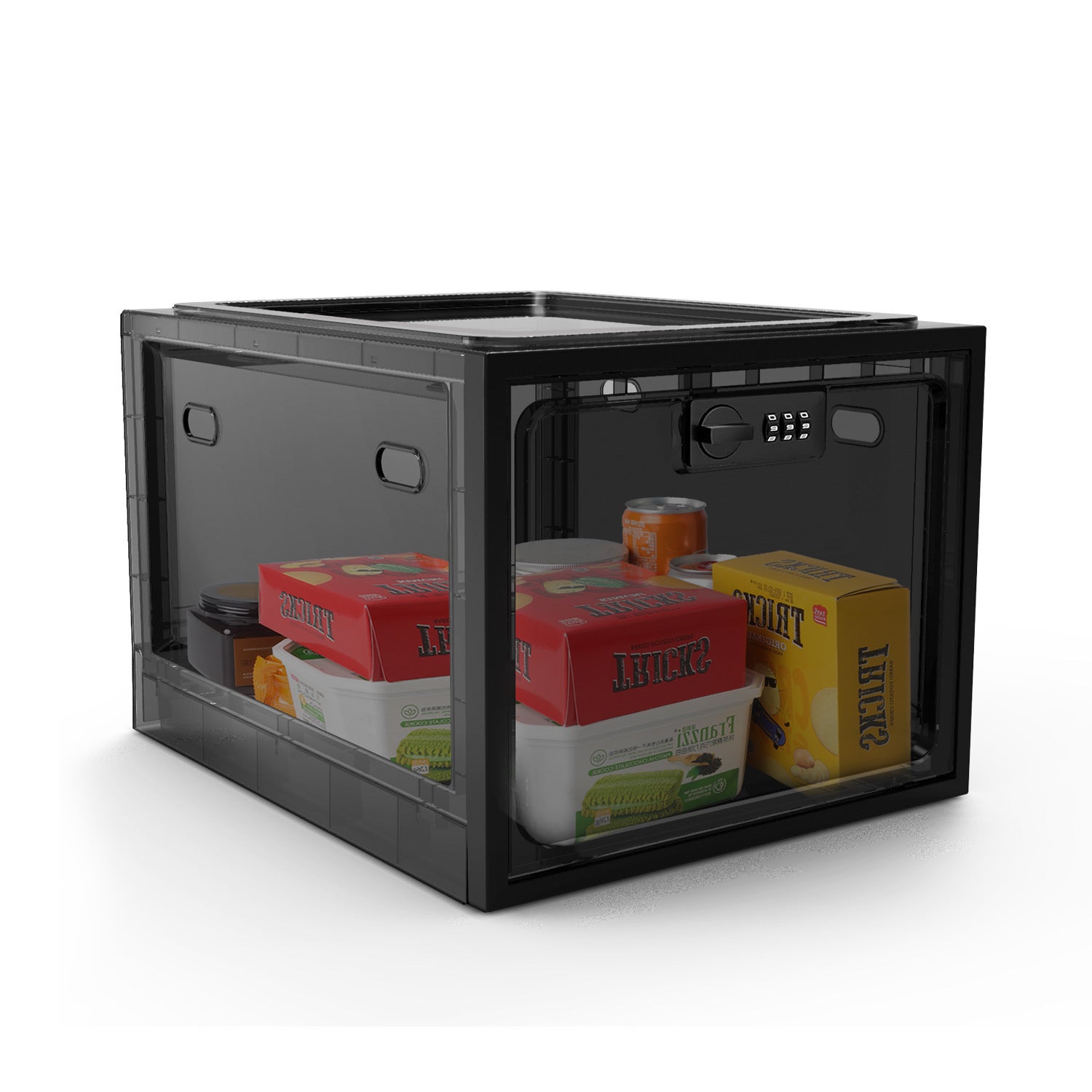Refrigerator Food Storage Box With Combination Lock by Trends Vault
