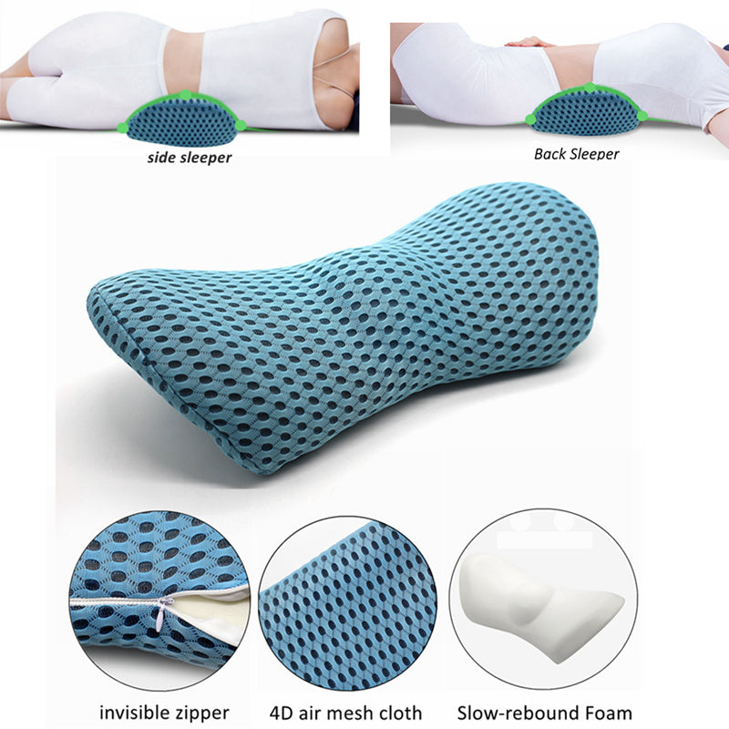 Lumbar Support Pillow for Side Sleepers Pregnancy Relief
