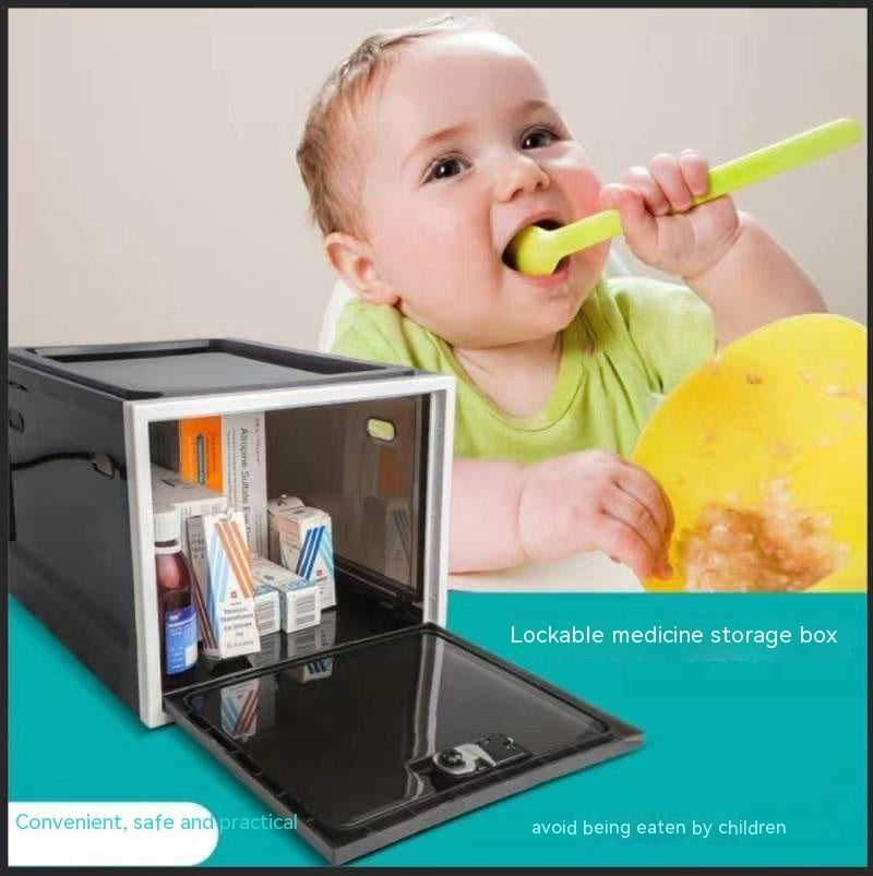 Refrigerator Food Storage Box With Combination Lock by Trends Vault