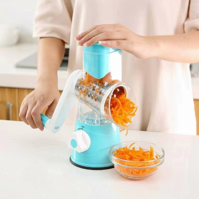Kitchen Roller Vegetable Slicer Vertical Vegetable Cutter Rotary Grater Slicer For Fruit Vegetables And Nuts by Trends Vault