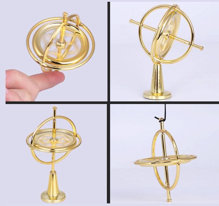 Self balanced gyroscope anti gravity decompression educational toy finger gyroscope childrens best gift by Trends Vault
