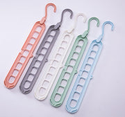 9-hole Clothes Hanger Organizer Space Saving Hanger by Trends Vault