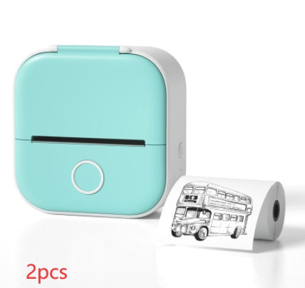 Portable Mini Thermal Label Printer Home Photo Printer Student Wrong Question Printer Bluetooth-compatible Mini Label Printer Price Tag by Trends Vault