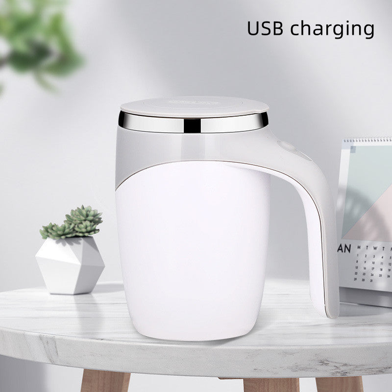 Rechargeable Automatic Stirring Cup Coffee Tea Mug Magnetic