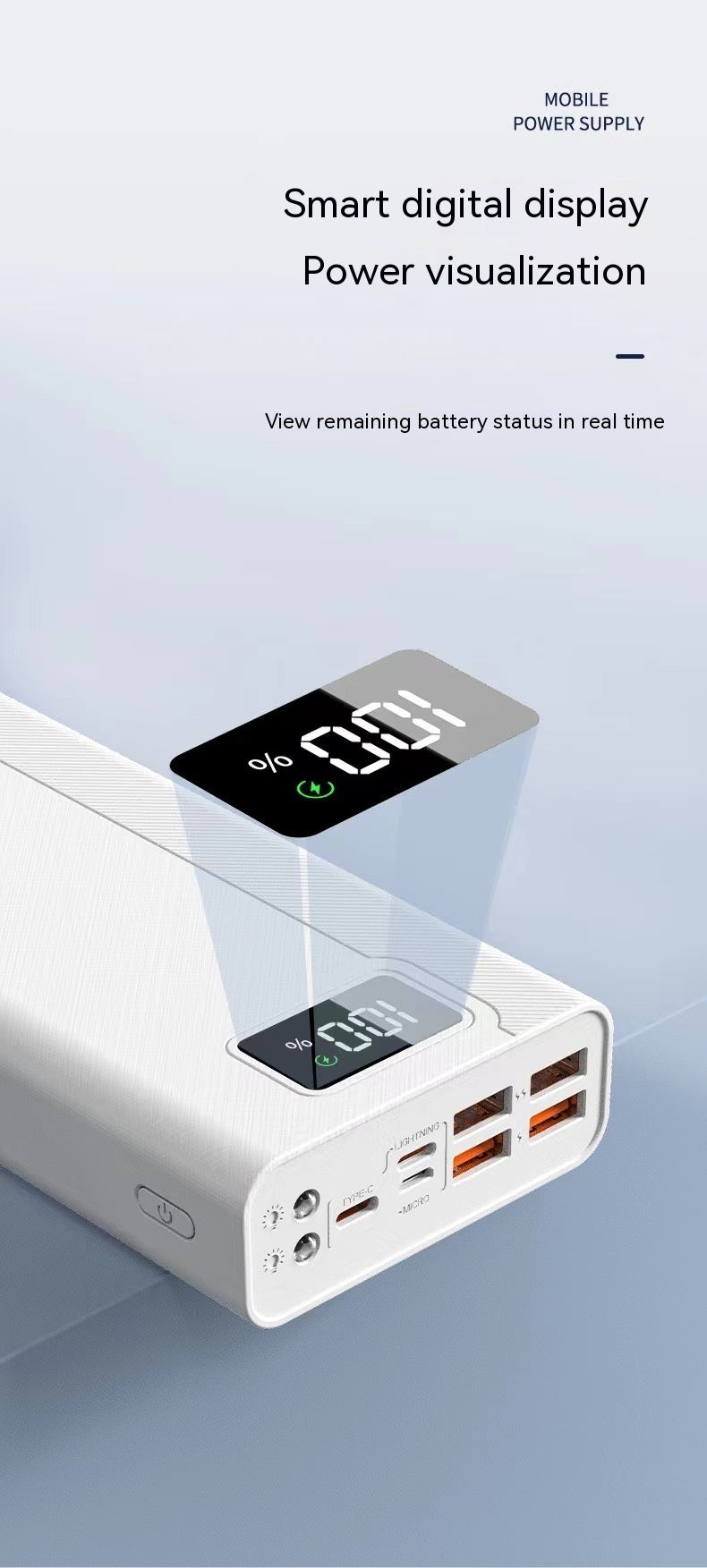 Large Capacity Power Bank by Trends Vault