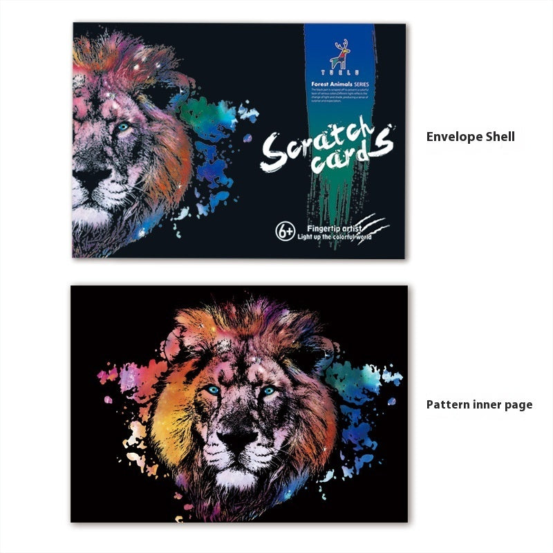 Creative City Night Scene Scratch Painting by Trends Vault