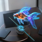 3D Hologram Fan Naked-eye Projector Holiday Gifts, Holiday Lighting, Party Lighting by Trends Vault