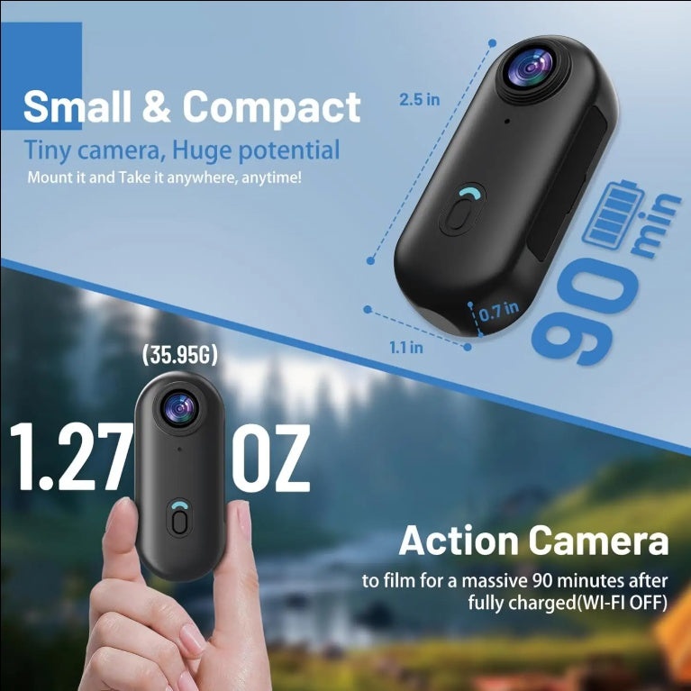128GB FHD 1080P Mini Body POV Camera by Trends Vault