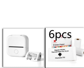 Portable Mini Thermal Label Printer Home Photo Printer Student Wrong Question Printer Bluetooth-compatible Mini Label Printer Price Tag by Trends Vault