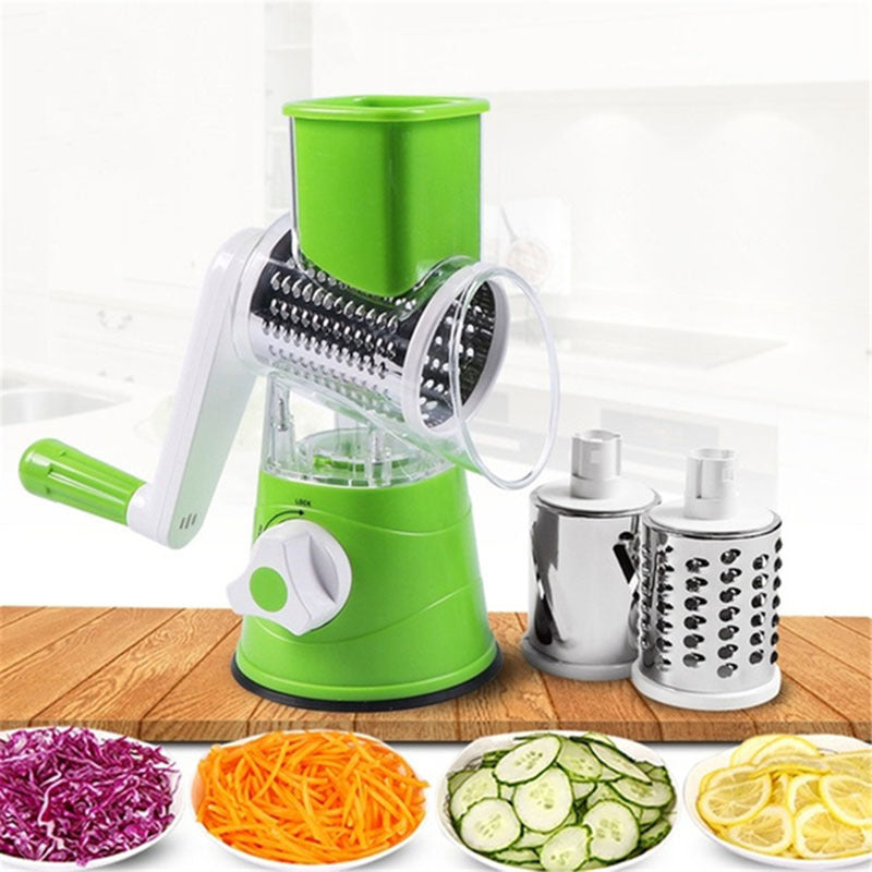 Kitchen Roller Vegetable Slicer Vertical Vegetable Cutter Rotary Grater Slicer For Fruit Vegetables And Nuts by Trends Vault