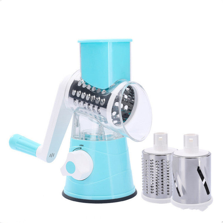 Kitchen Roller Vegetable Slicer Vertical Vegetable Cutter Rotary Grater Slicer For Fruit Vegetables And Nuts by Trends Vault