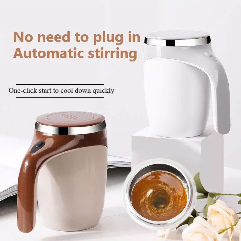 Rechargeable Automatic Stirring Cup Coffee Tea Mug Magnetic