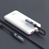 USB Rechargeable Windproof Lighter – Mobile Phone Charging Outdoor Cigarette Lighter with Gift Box